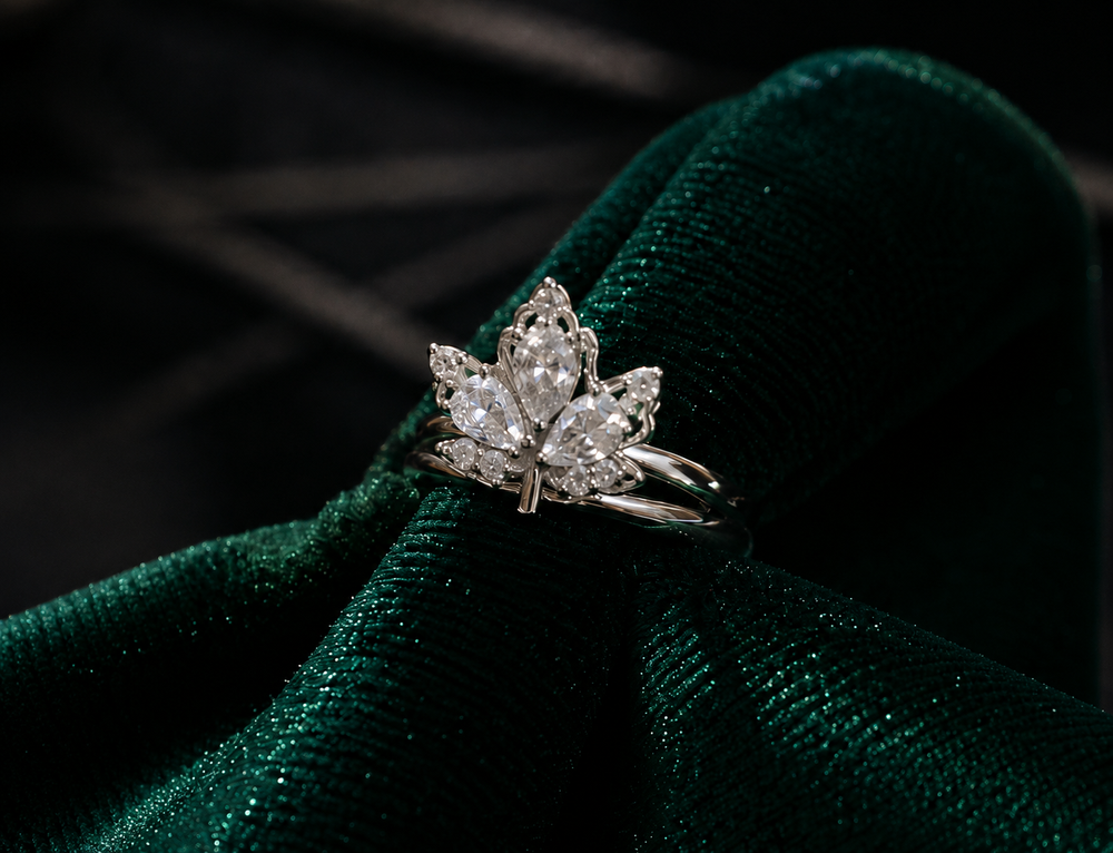 Petal Frost Ring