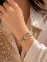Pastel Bloom Leaf Bracelet thumbnail 3