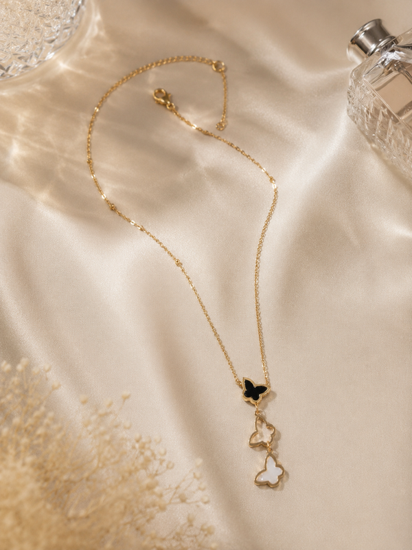 Butterfly Drop Necklace