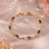 Viral tulip Bracelet Purple